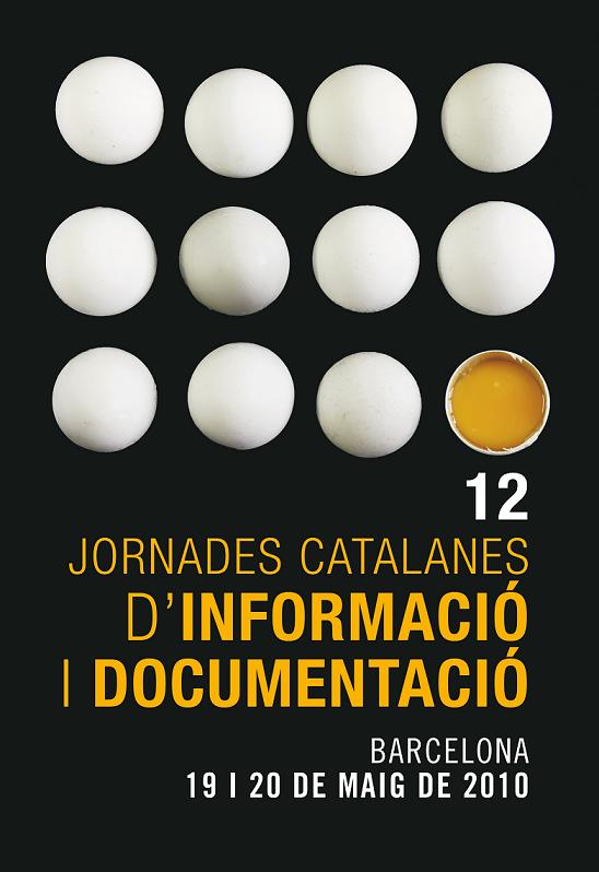 Logotip de les 12es Jornades Catalanes d’Informació i Documentació del COBDC