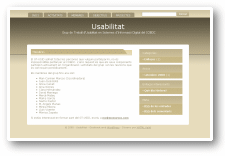 Usabilitat: Grup de Treball d'Usabilitat en Sistemes d'Informaci� Digital del COBDC