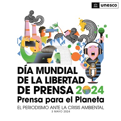 Cartell Dia Mundial de la Llibertat de Premsa 2024