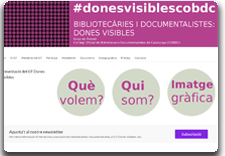 Grup de treball Bibliotecries i Documentalistes: Dones visibles